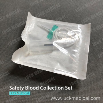 Safety Needle Set with Holder CE